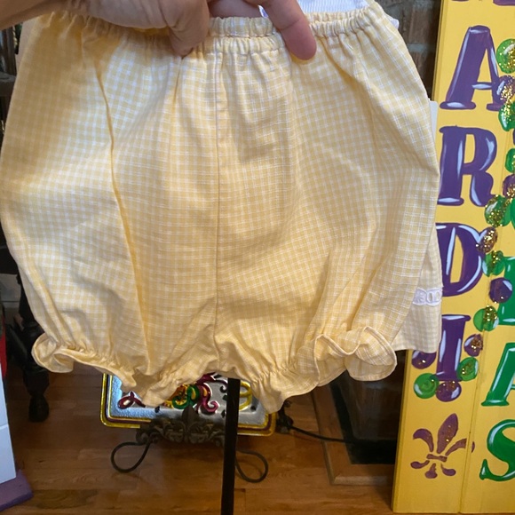 New with tags B T Kids 3 piece smocked Dress set size 6-9 months - Picture 4 of 13